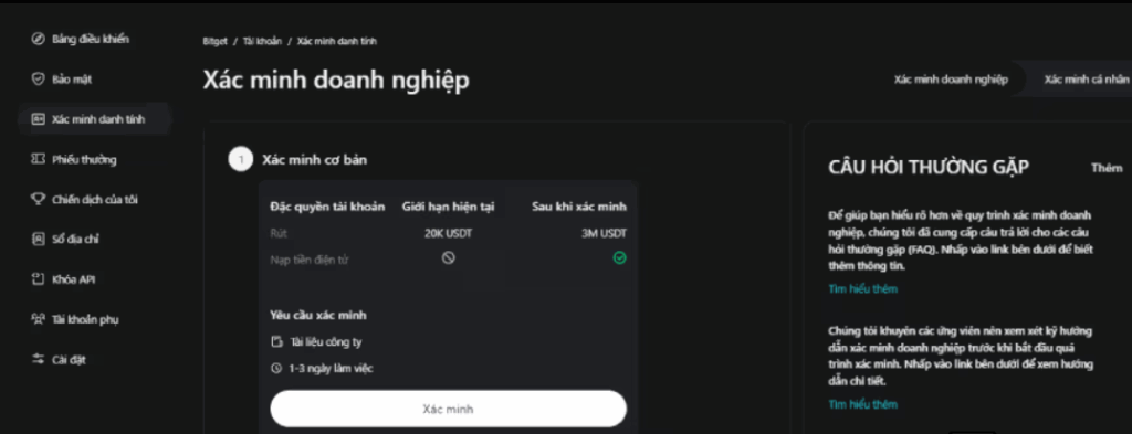 Có nên sử dụng sàn Bitget?