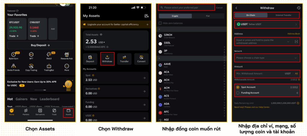 Hướng dẫn sử dụng sàn Bybit