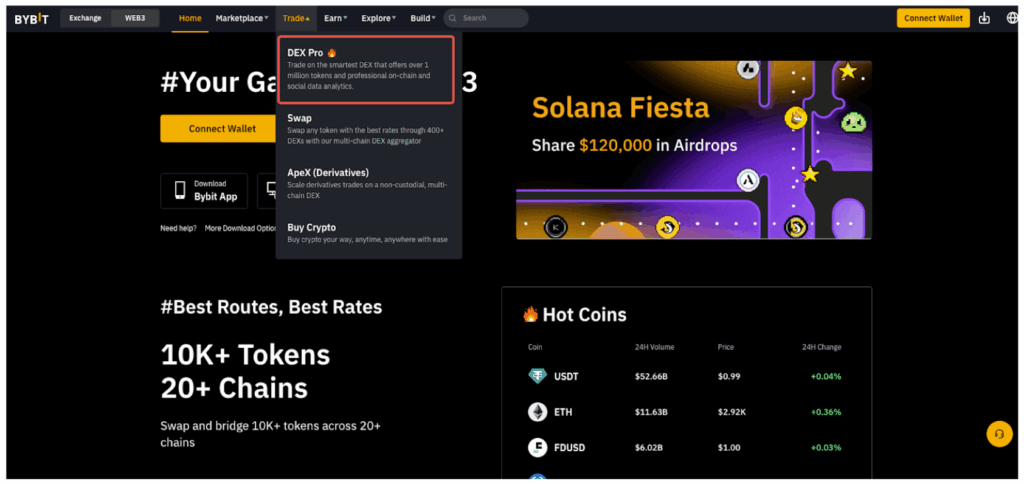 Cách giao dịch token sàn bybit