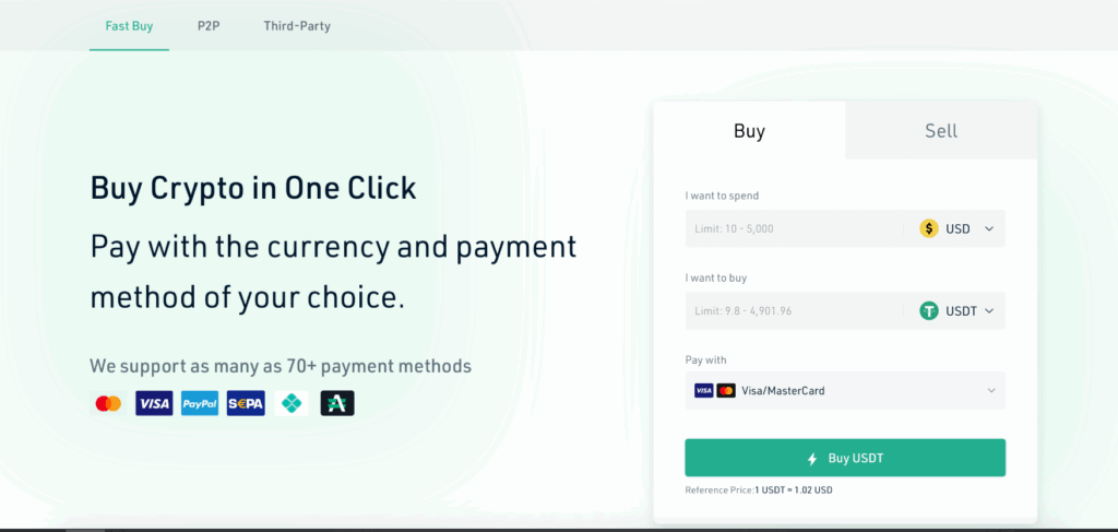 Cách nạp tiền vào sàn KuCoin