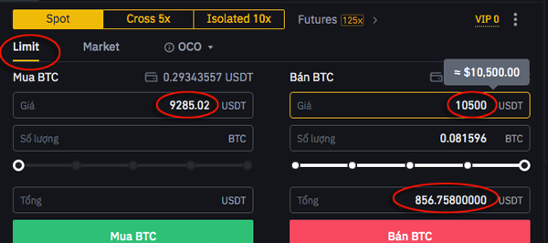 Giao dịch sàn Binance bằng cách nào?
