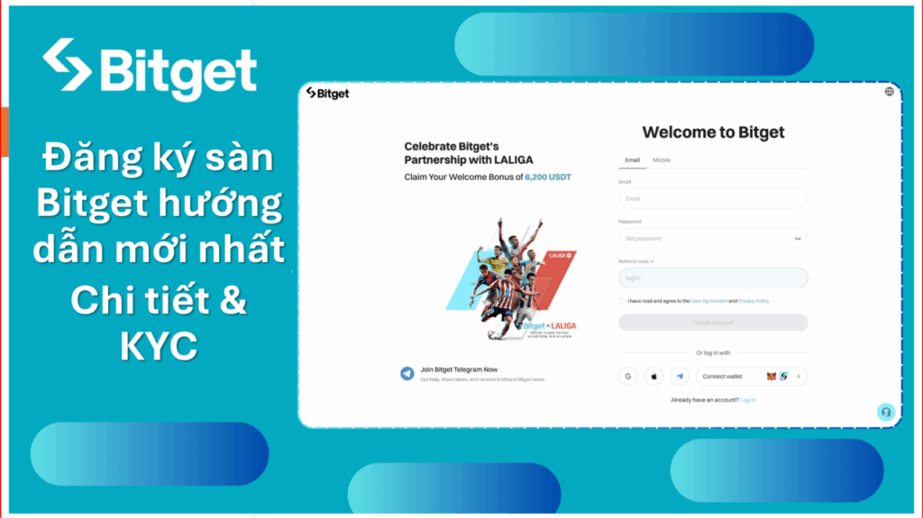 cách xác minh sàn Bitget chi tiết