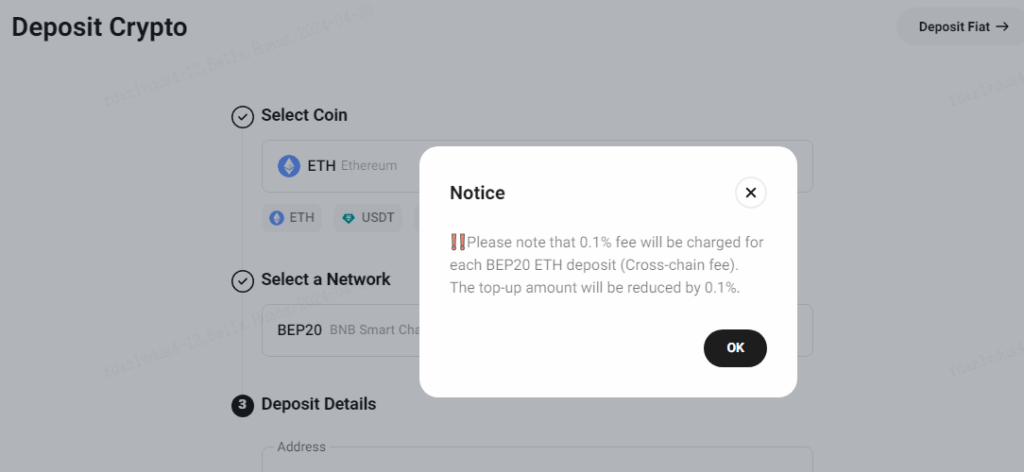 Điều kiện nạp tiền vào sàn KuCoin