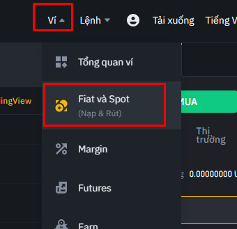 Cách rút tiền từ sàn Binance như thế nào?