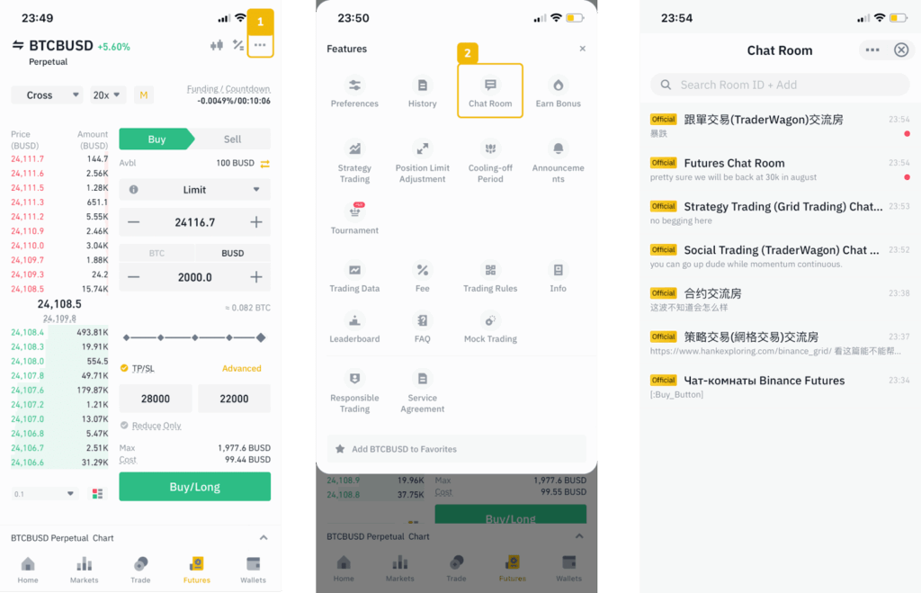 Bước 3: Chọn cặp giao dịch phù hợp