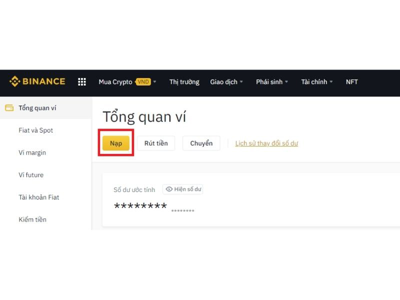 Cách lấy địa chỉ ví USDT trên Binance