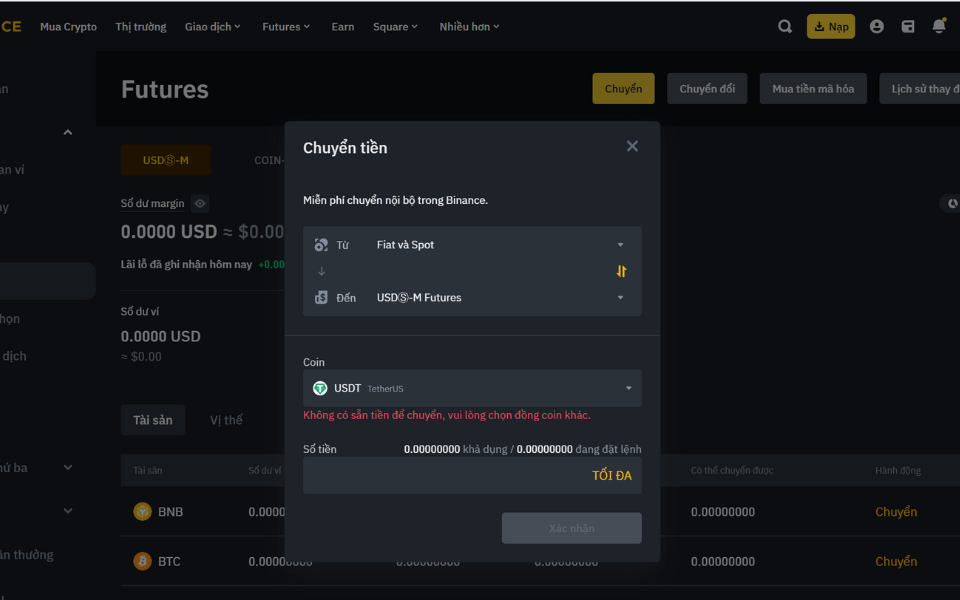 Điều kiện đầu tư tiền ảo trên Binance