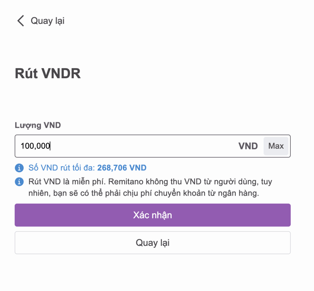 Cách đổi tiền mã hóa sang VND