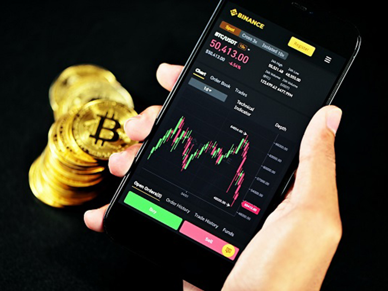 Rút tiền từ Binance về ngân hàng trên điện thoại
