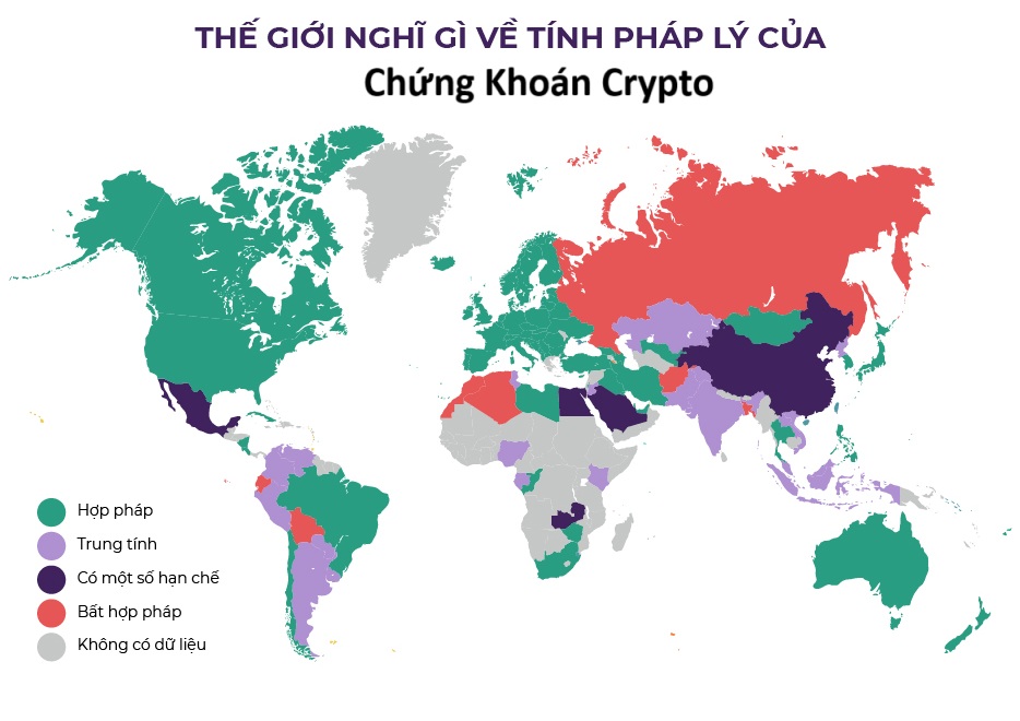 Tính Pháp Lý Của Chứng Khoán Crypto Tại Việt Nam và Thế Giới