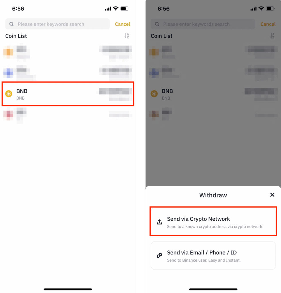 Điều kiện rút tiền từ Earn Binance