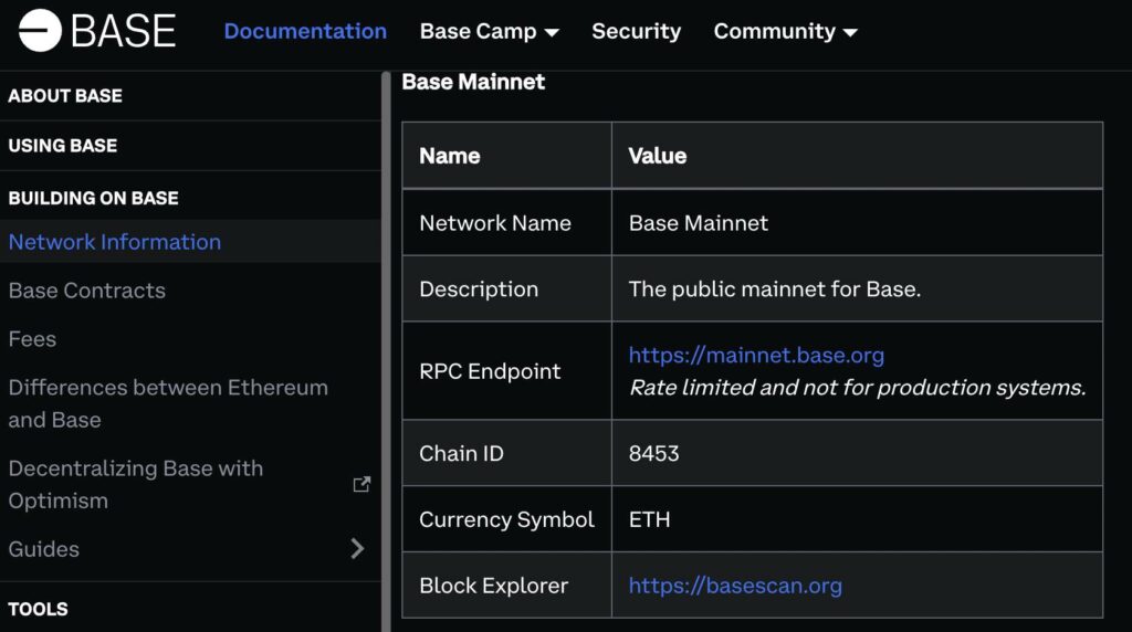 Thêm mạng Base Mainnet vào MetaMask