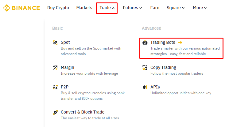 Cách tạo bot trade coin