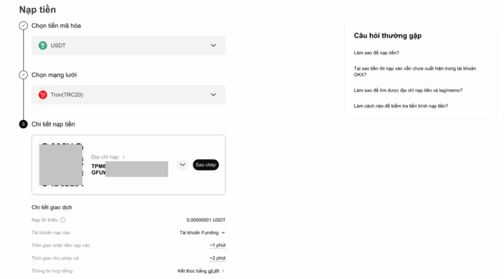 Điều kiện chuyển tiền từ sàn Binance sang sàn OKX