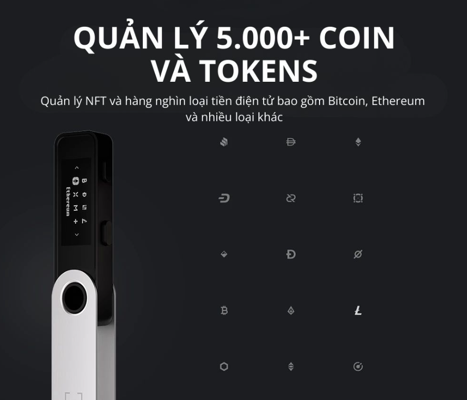 Ví lạnh Ledger Nano S Plus có tác dụng gì?
